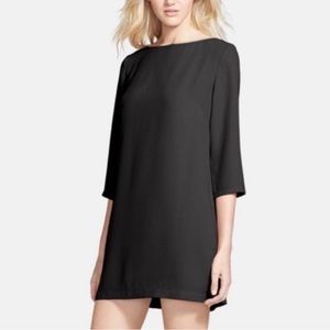 Nordstrom Leith Shift Black Dress